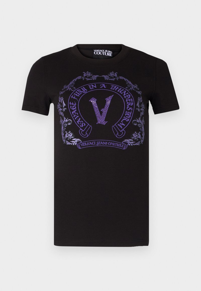 Versace Jeans Couture T-shirt print zwart Versace Jeans Couture T-shirt print zwart
