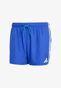 Selected, semi lucid blue   white