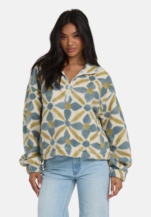 ALL THE TIME - MIT REISSVERSCHLUSSKRAGEN - Fleece jumper - mnb