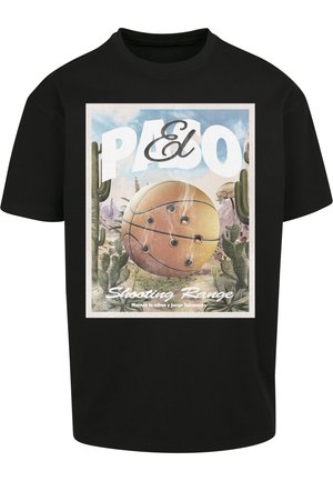 Print T-shirt - black