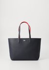 SHOPPING BAG - Pirkinių krepšys - marine/rouge