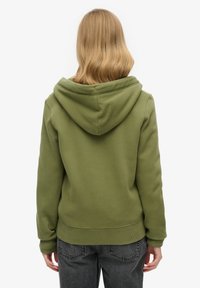 Superdry & Co Sweater met rits - olive khaki