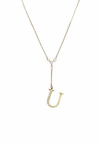 Be Sunset INITIAL ALPHABET LETTER U - Kaklarota - gold coloured
