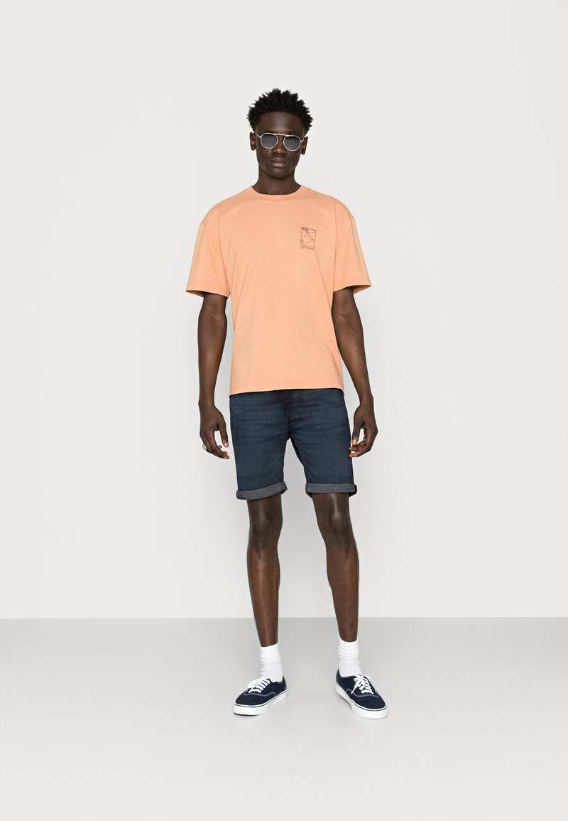 Herren Skinny Fit | Jack & Jones JJIRICK JJICON Jeans Shorts blue denim - KD10600 Herren Skinny Fit | Jack & Jones JJIRICK JJICON Jeans Shorts blue denim - KD10600