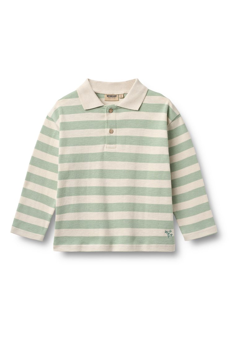 Wheat Poloshirt lichtgroen Wheat Poloshirt lichtgroen