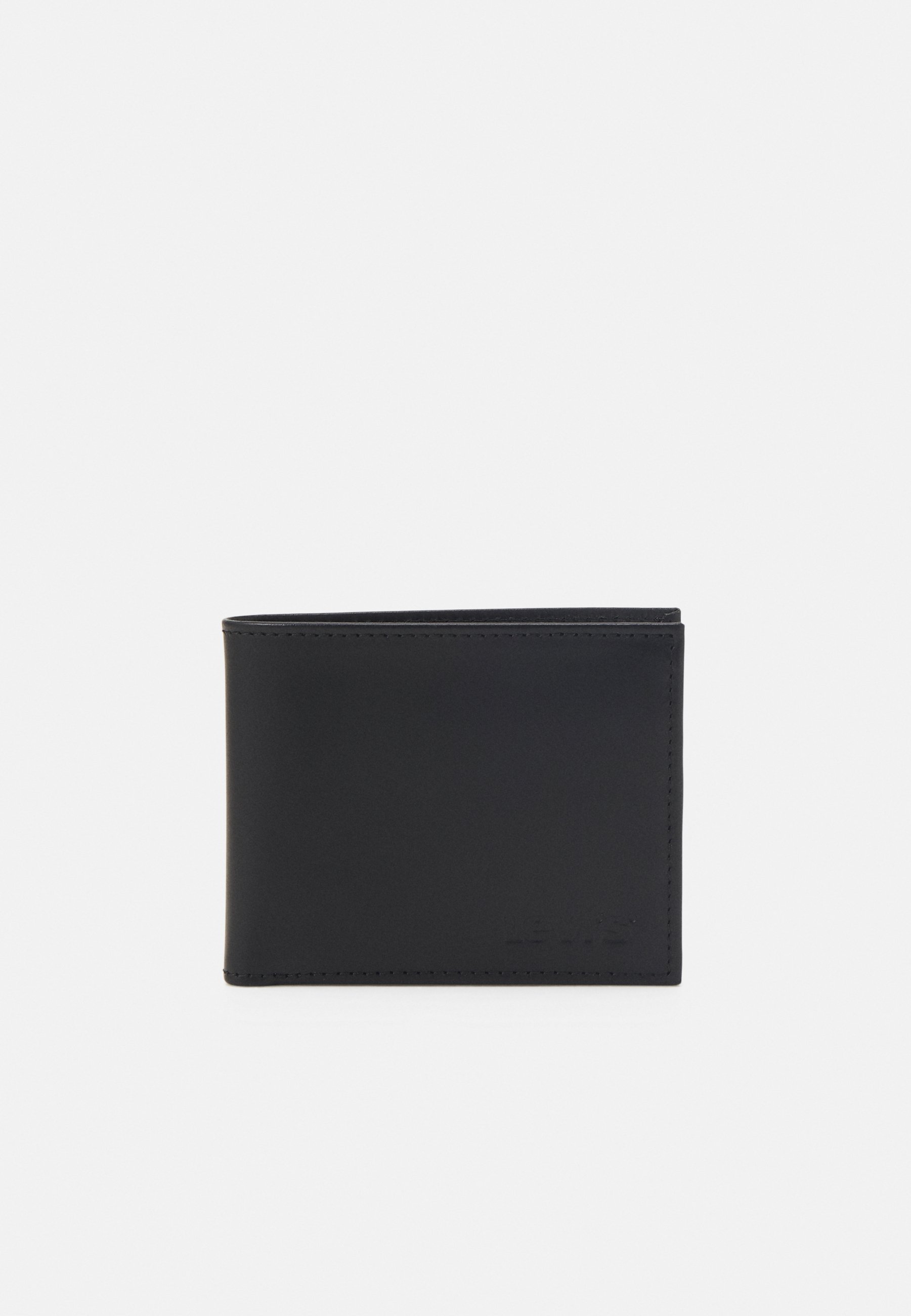 Levi's® WORDMARK BIFOLD WITH COIN POCKET UNISEX - Portefeuille - regular black/noir