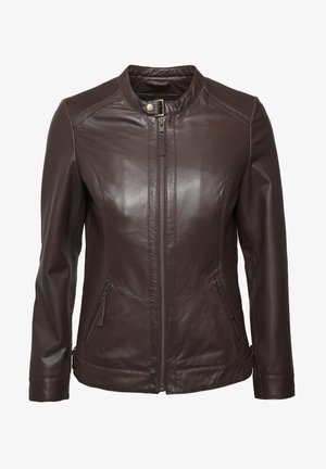 Leather jacket - brown