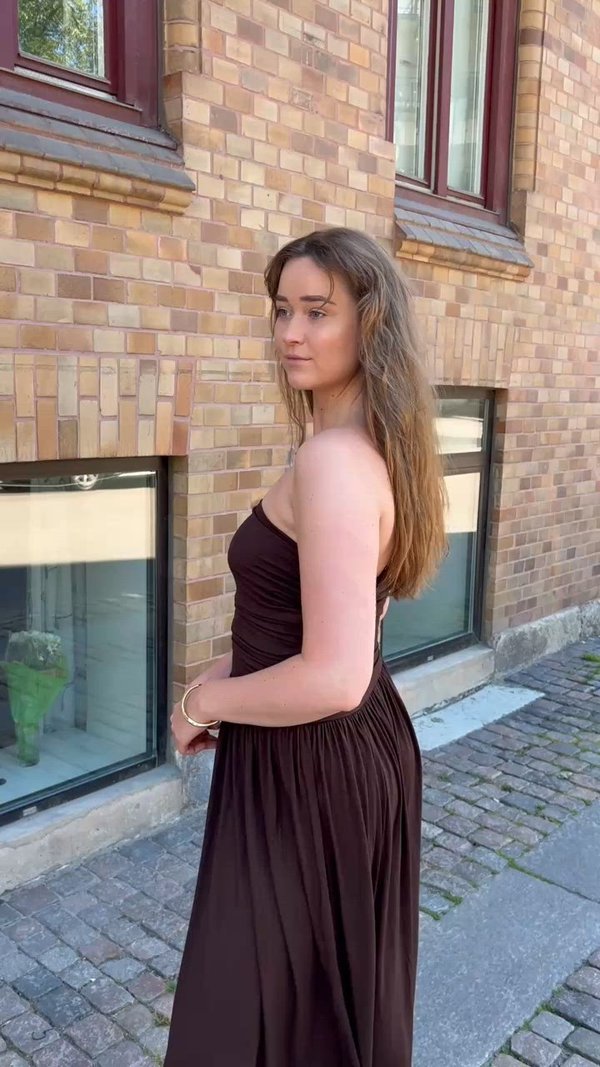 Maxi dress - marron3