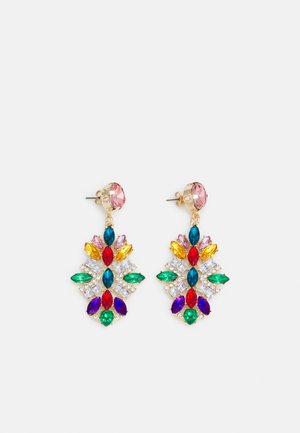 PCCELINE EARRINGS - Øreringe - gold color/multi