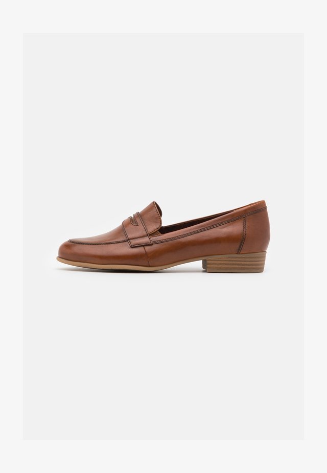 Slippers - cognac