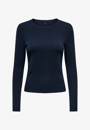 ONLY, ONLRILEY O-NECK L/S TOP JRS NOOS - Maglietta a manica lunga - night sky