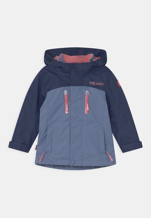 GIRLS BRYGGEN 2-IN-1 - Hardshell jacket - navy/dusty blue