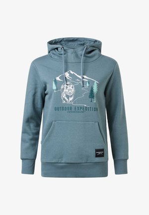 Swedemount, FOREST HOOD W - Sweat à capuche - sage green bear