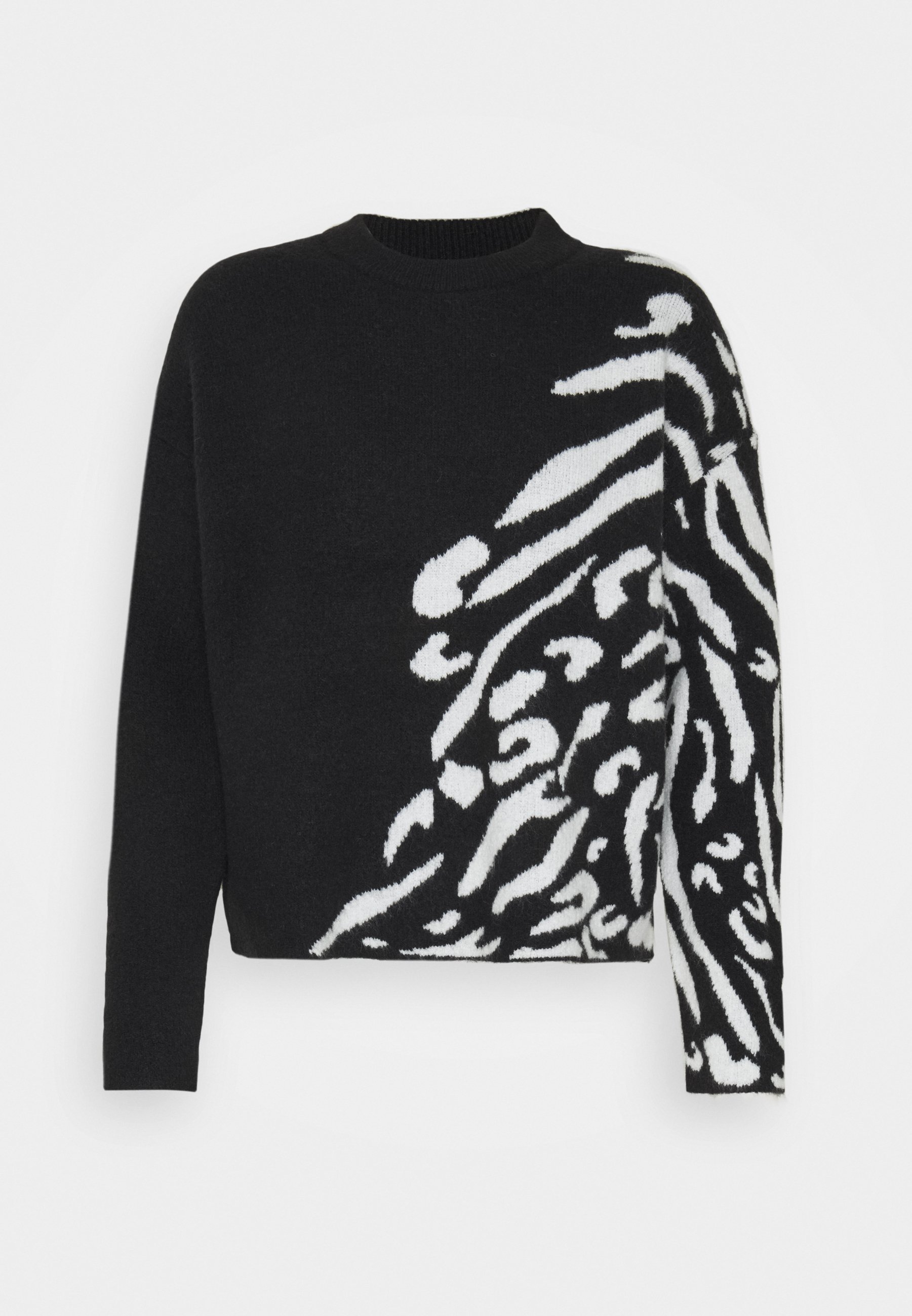 Opus PEBRANA FRAGMENTS Trui blackZwart Zalando.nl Dames Trui OBJDARMA Truien Truien en vesten Dames