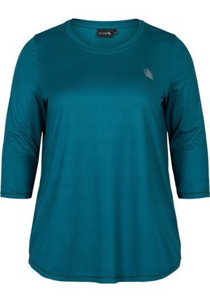 Active by Zizzi MIT 3/4  ÄRMELN - Ilgarankovis viršutinės dalies drabužis - deep teal