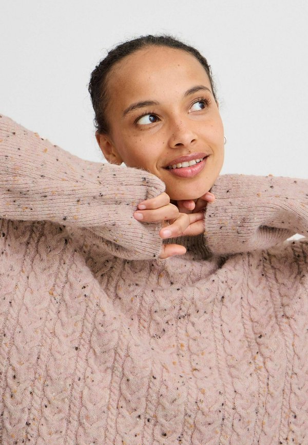 BYNATA CABLE - Jumper - pale mauve melange3