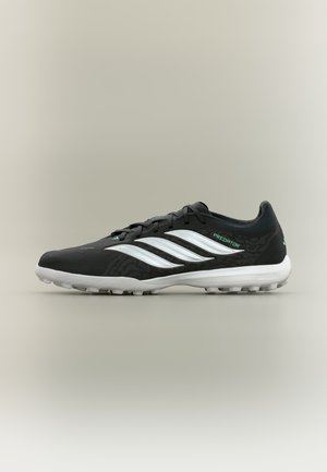 PREDATOR LEAGUE TF UNISEX - Футболни обувки за изкуствена трева - core black/silver-coloured metallic/pulse mint