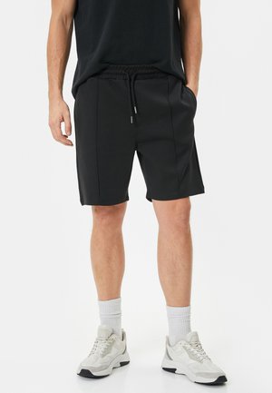 Koton SEAM DETAIL DRAWSTRING POCKET BERMUDA - Jogginghose - black