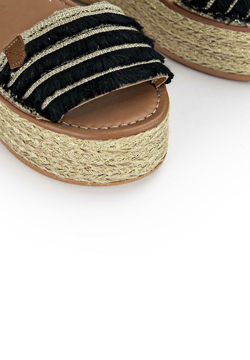 POPA MENORQUINA ROSARIO - Sandalias con plataforma - black/negro - Zalando .es