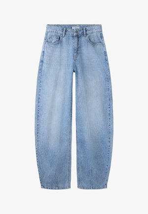 TWO SOON, JEANS BAGGY BARREL FIT - Jean baggy - light blue denim