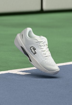 Lacoste Sport, AG-LT EVO - Chaussures de tennis toutes surfaces - white/gloss log marzipan/ java blue