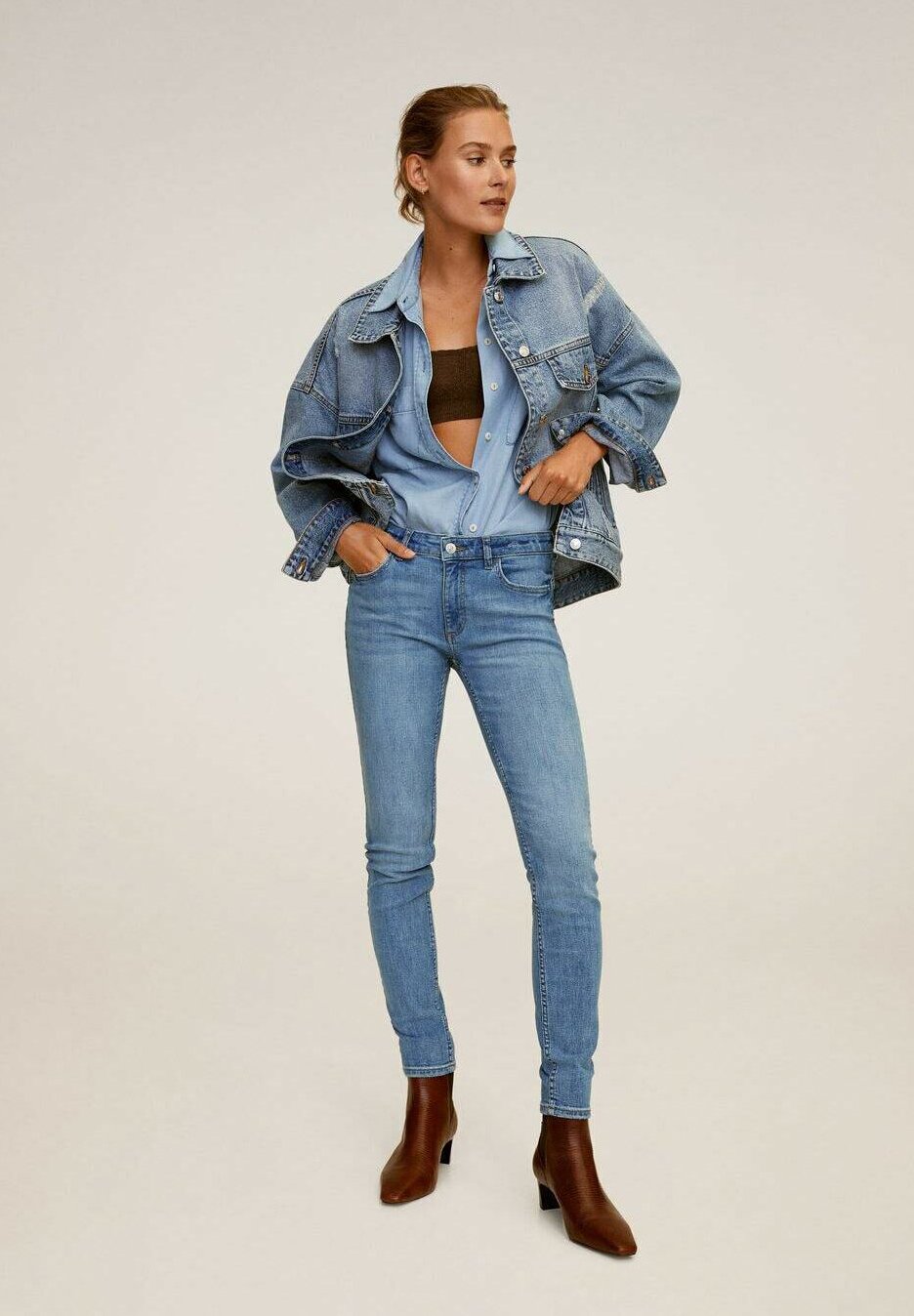 Mango KIM - Jeans Skinny Fit - middenblauw/blue - Zalando.co.uk