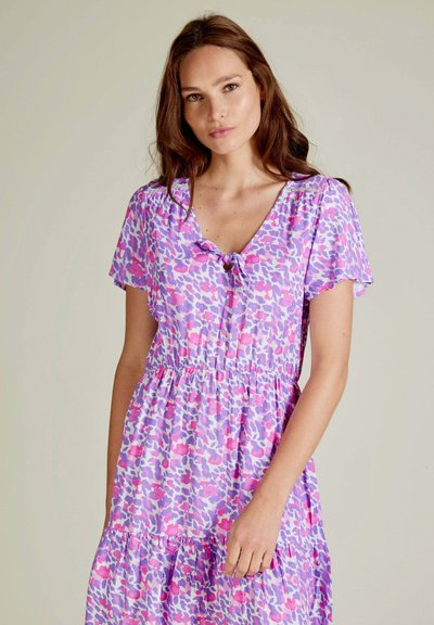 Robe Bonobo Printemps-été - Taille S (36) - Motif Multicolore - Coupe évasée - Occasion En Bon état