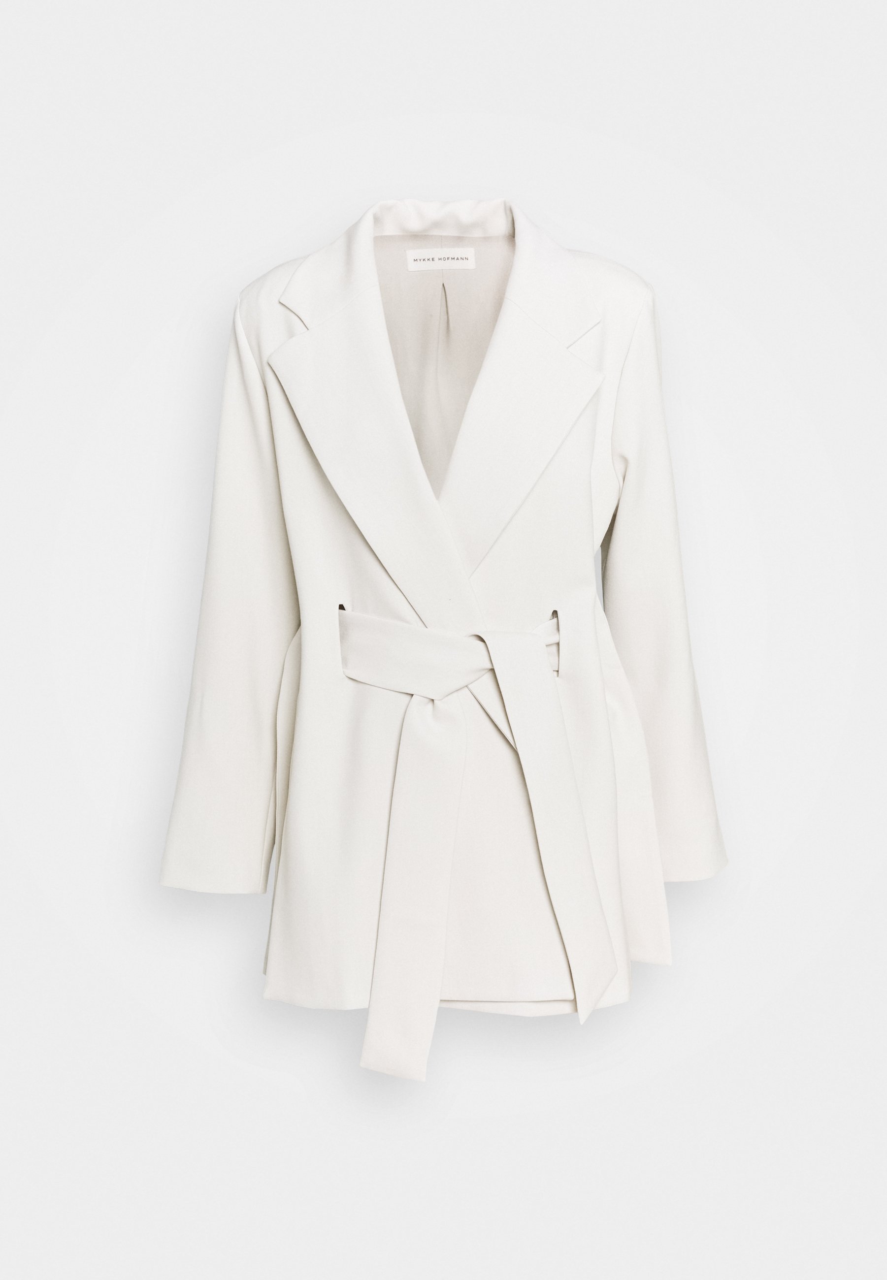 white tie blazer
