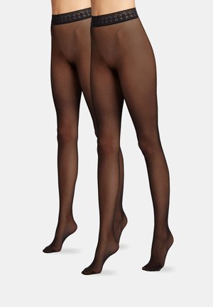 FATAL 15 DUO-PACK - Tights - black