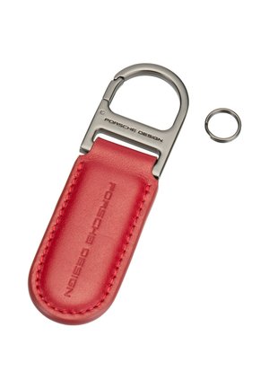OVAL - Keyring - carmine red