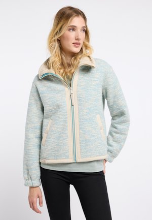 NORDICKA BONDED - Giacca in pile - light blue melange