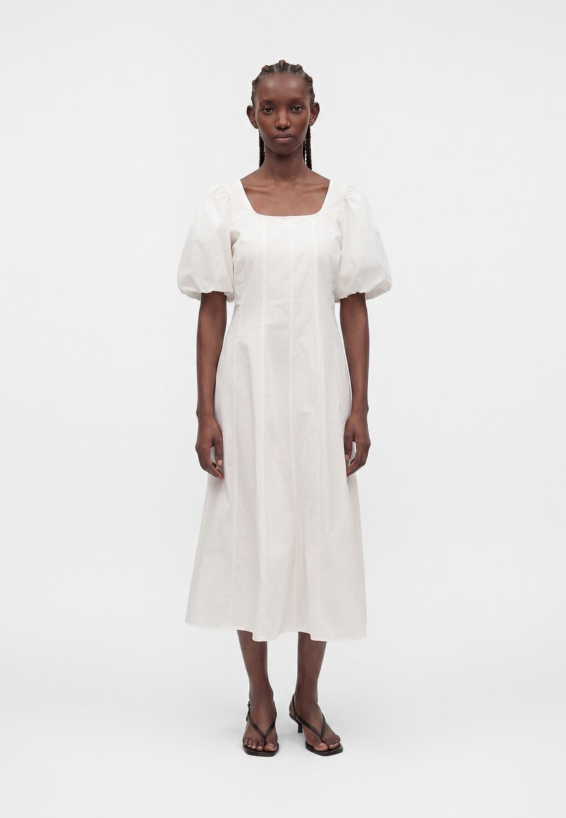 JDY JDYPENELOPE DRESS - Kasdienė suknelė - cloud dancer