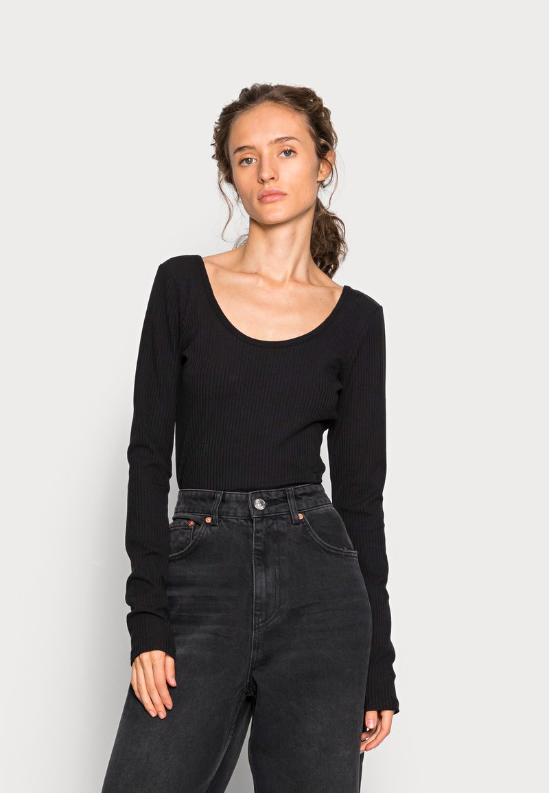 G-STAR LOW BACK BODY - Camisola de manga comprida - black