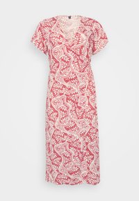 VMCBALI WRAP DRESS - Maxi šaty - marsala