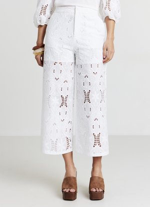 Calliope Stoffhose - bianco ottico