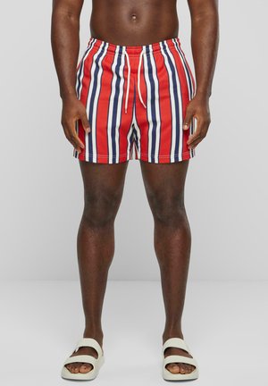 RETRO STRIPED - Swimming shorts - red white blue