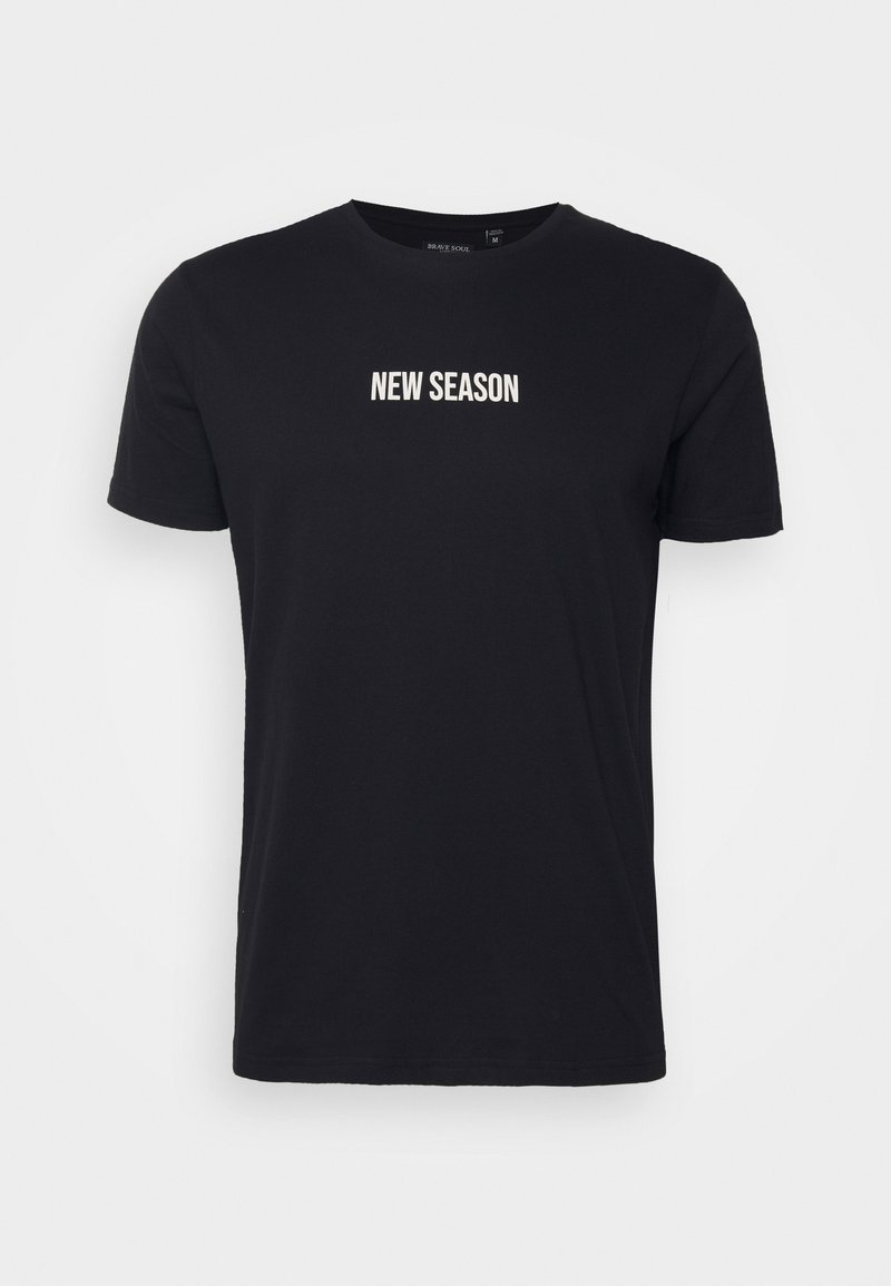 Brave Soul T-shirt básica - black/ecru