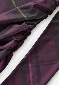 Next LONG SLEEVE RUCHED  - Tops ar garām piedurknēm - purple tartan print