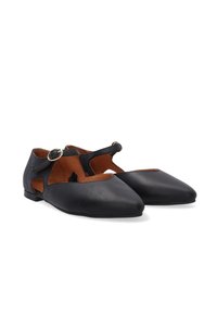 VENEZIA Ballerina's met enkelbandjes - black