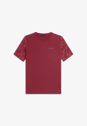 Freddy REGULAR FIT  - T-shirt con stampa - jester red allover leaves red