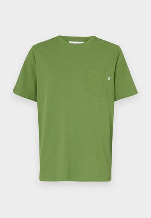 WOOD WOOD BOBBY POCKET - T-shirt basique - pine green