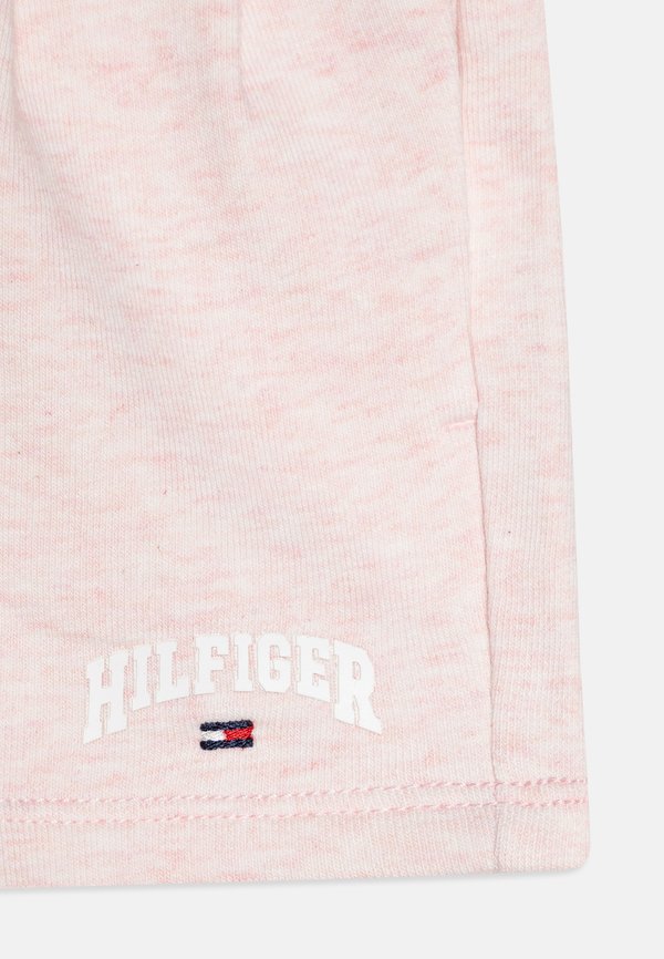 PLEAT SKIRT - Mini skirt - coral ice heather2