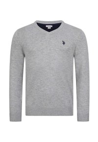 Jumper - grau navy
