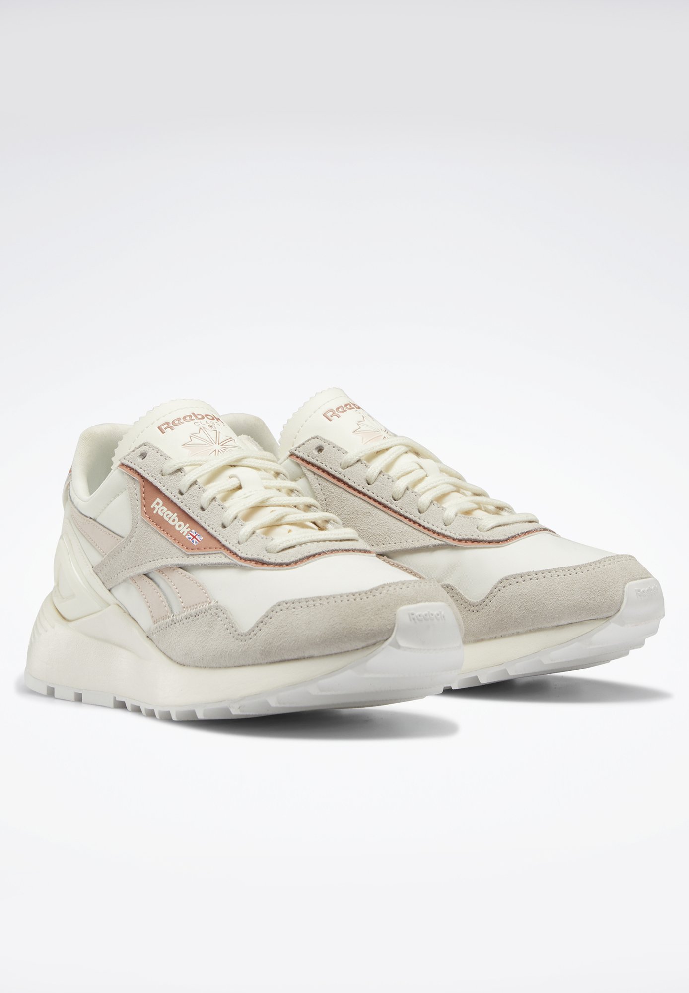 reebok cream trainers