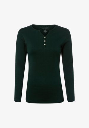 brookshire, BROOKSHIRE LANGARMSHIRT - Langarmshirt - tanne