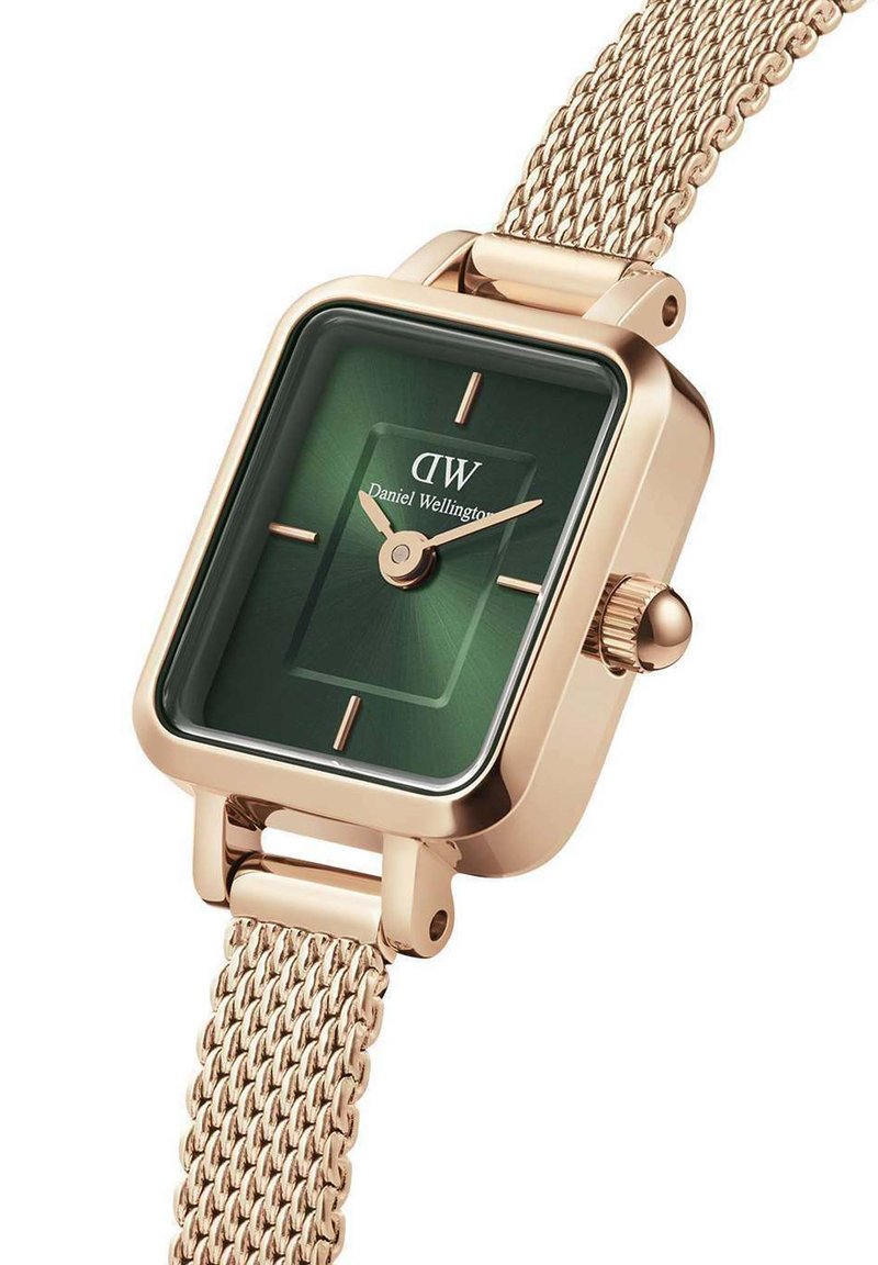 Daniel Wellington QUADRO MINI MELROSE EMERALD - Uhr - rose gold  