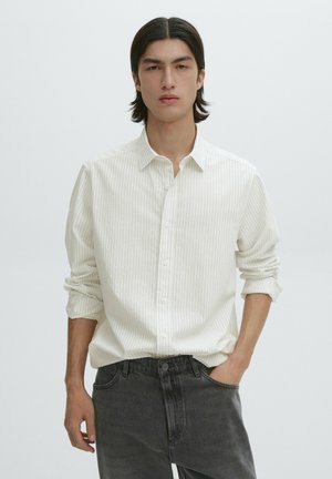 STRIPED - Camicia - beige