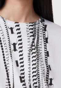 AllSaints METALLO BRIAR  - Printtipaita - white