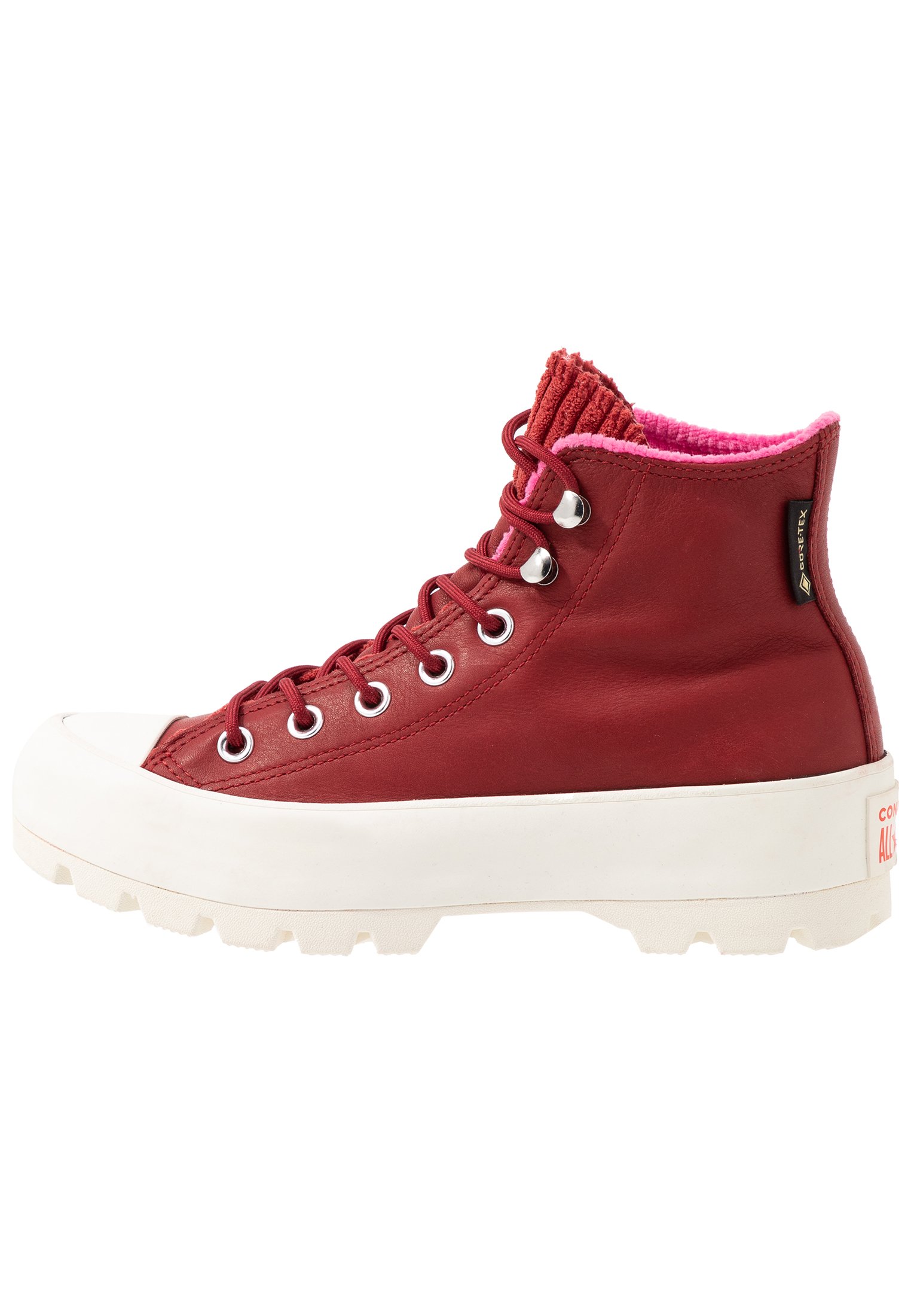 converse lugged red