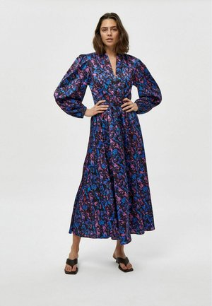 KARI LONG - Maxi šaty - p black print